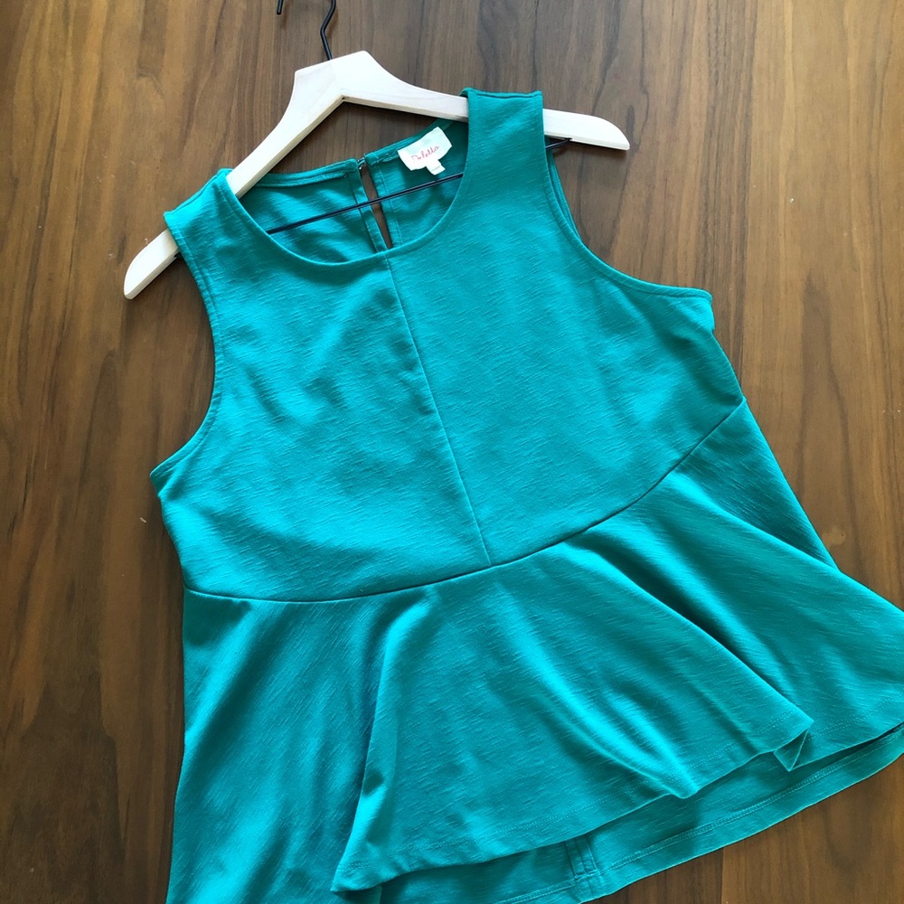 Anthropologie Jade Green Sleeveless Top - Picture 8 of 10